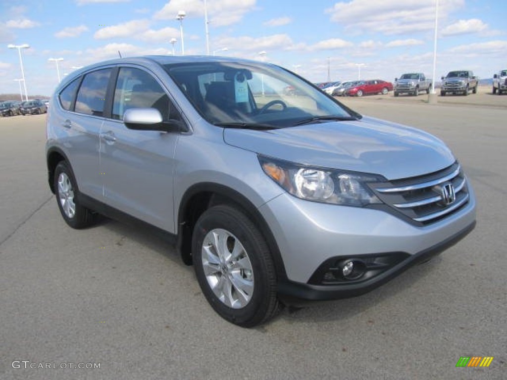 2013 CR-V EX AWD - Alabaster Silver Metallic / Black photo #5