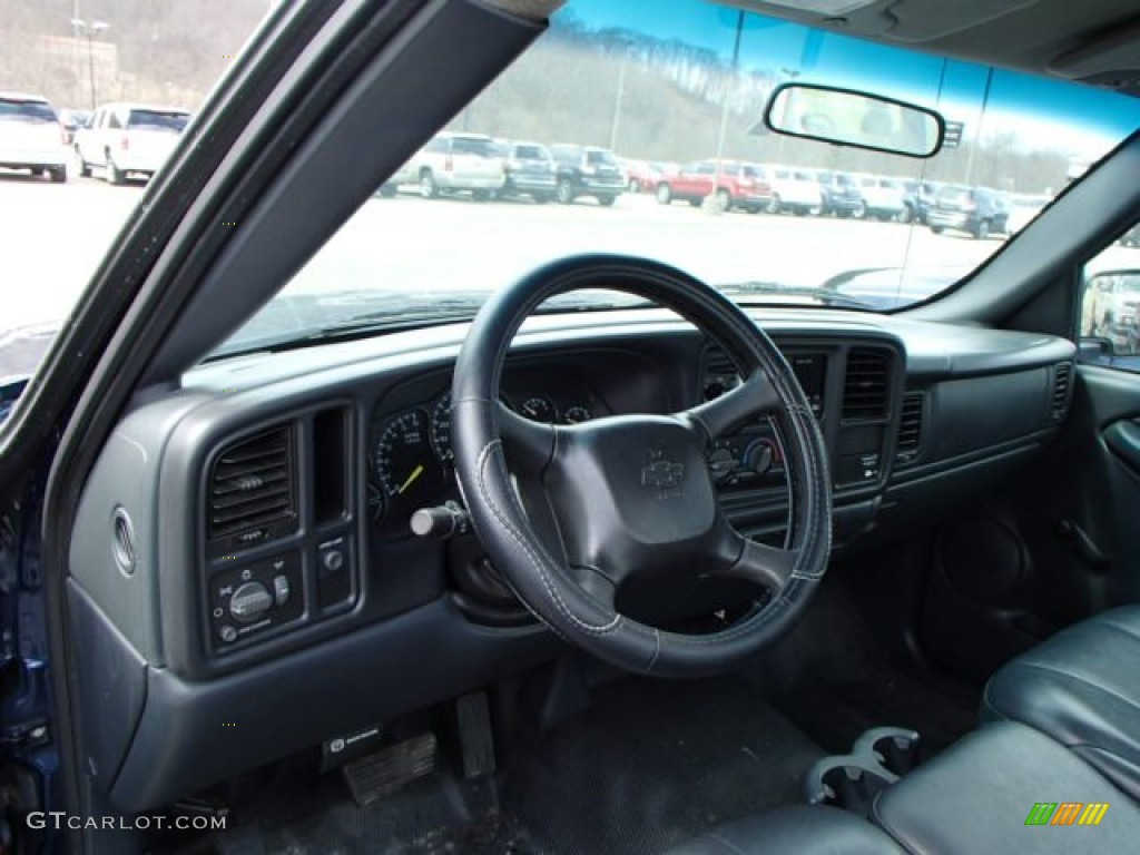 2001 Chevrolet Silverado 1500 LS Regular Cab Graphite Dashboard Photo #79203193