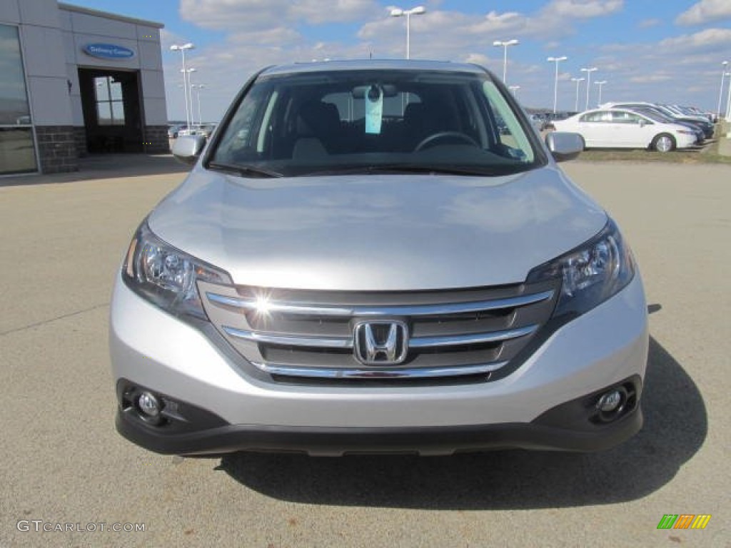 2013 CR-V EX AWD - Alabaster Silver Metallic / Black photo #19