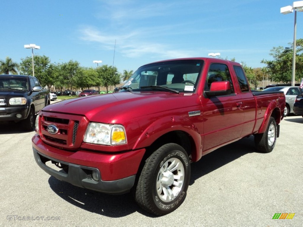Redfire Metallic 2007 Ford Ranger Sport SuperCab Exterior Photo #79204246