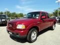Redfire Metallic 2007 Ford Ranger Sport SuperCab Exterior