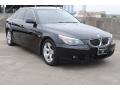 2007 Jet Black BMW 5 Series 525i Sedan  photo #1