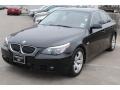 2007 Jet Black BMW 5 Series 525i Sedan  photo #3