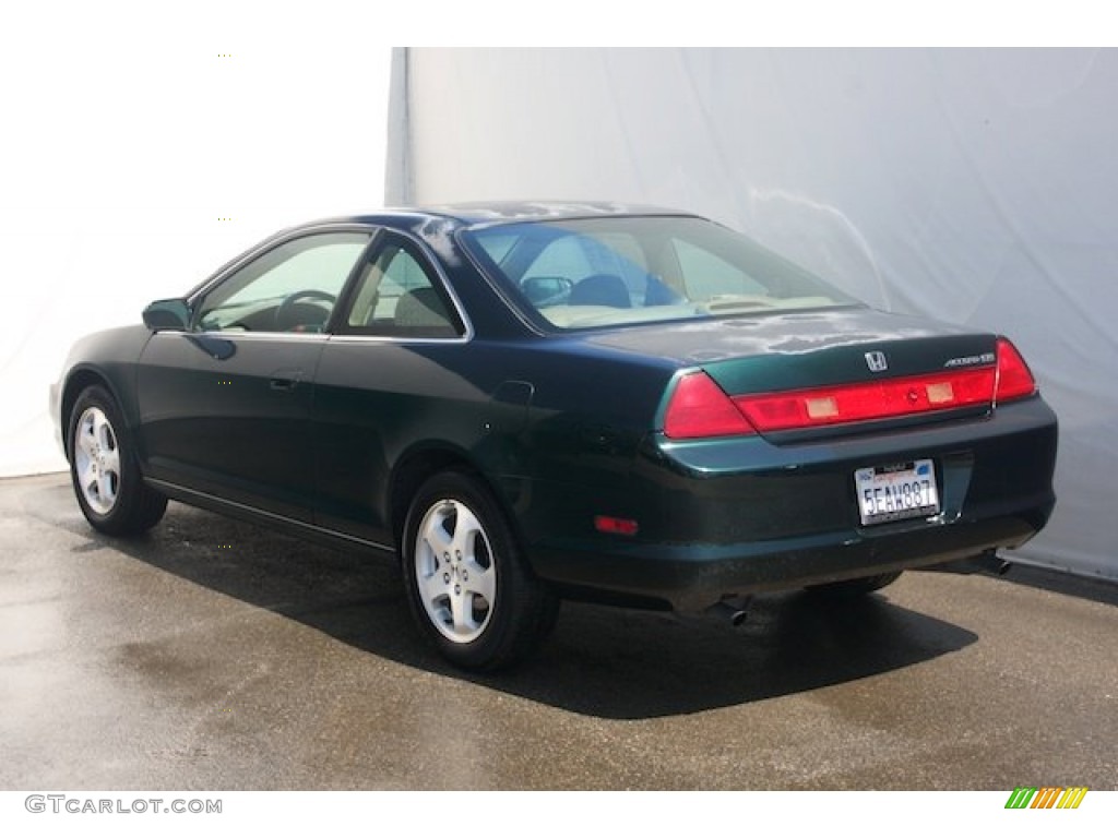 1998 Accord EX V6 Coupe - New Dark Green Pearl / Gray photo #2