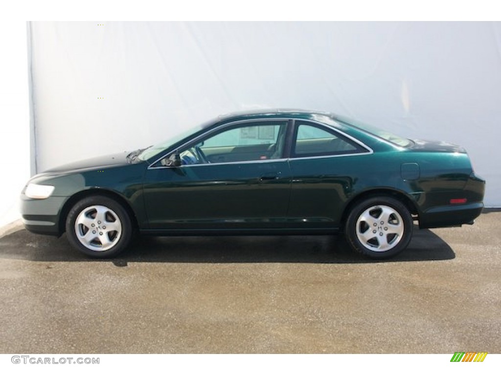 1998 Accord EX V6 Coupe - New Dark Green Pearl / Gray photo #8