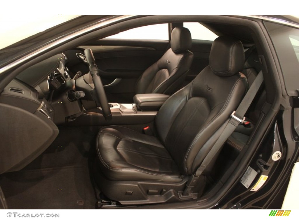 Ebony Interior 2011 Cadillac CTS 4 AWD Coupe Photo #79205560
