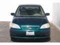 2002 Clover Green Metallic Honda Civic LX Sedan  photo #7