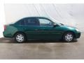 2002 Clover Green Metallic Honda Civic LX Sedan  photo #10