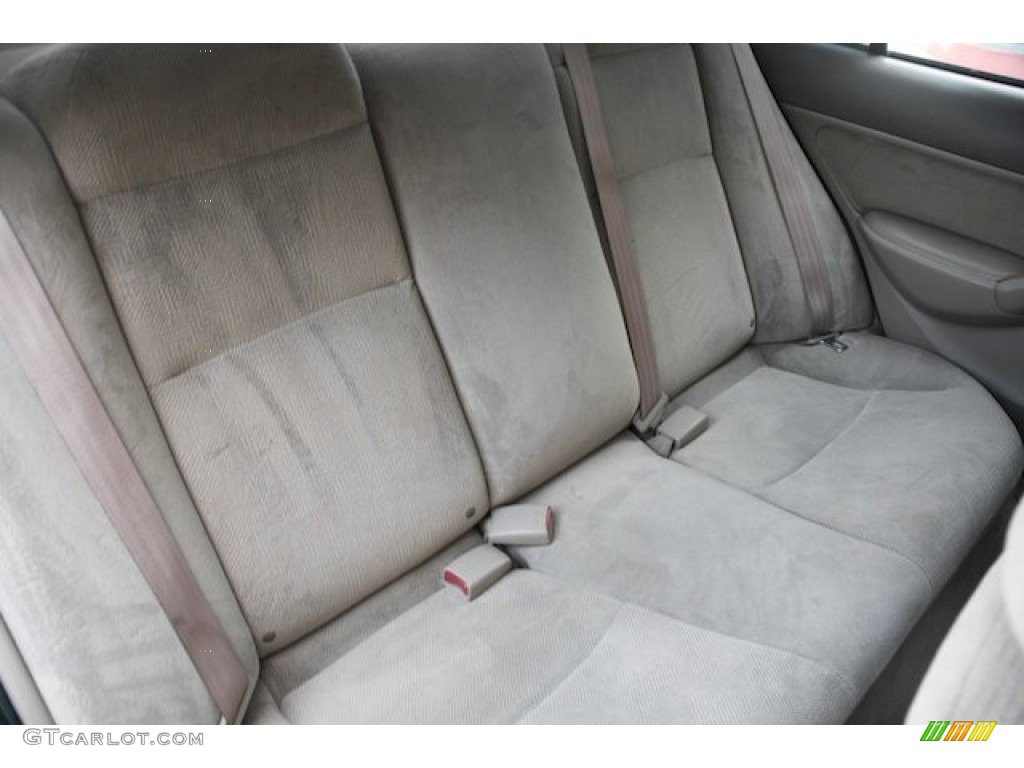 2002 Civic LX Sedan - Clover Green Metallic / Beige photo #19