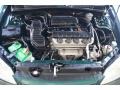 2002 Clover Green Metallic Honda Civic LX Sedan  photo #28