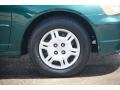 2002 Clover Green Metallic Honda Civic LX Sedan  photo #30