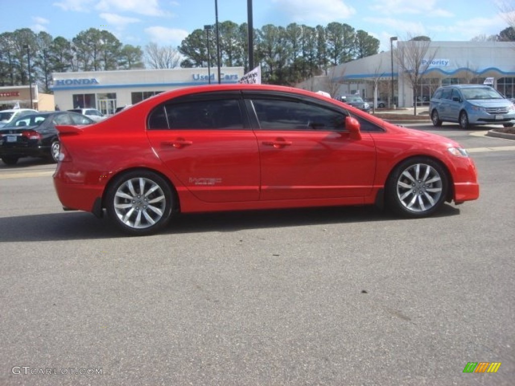 Rallye Red 2011 Honda Civic Si Sedan Exterior Photo #79208146