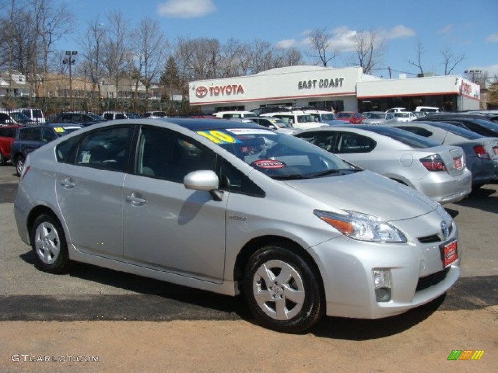 2010 Prius Hybrid II - Classic Silver Metallic / Dark Gray photo #1