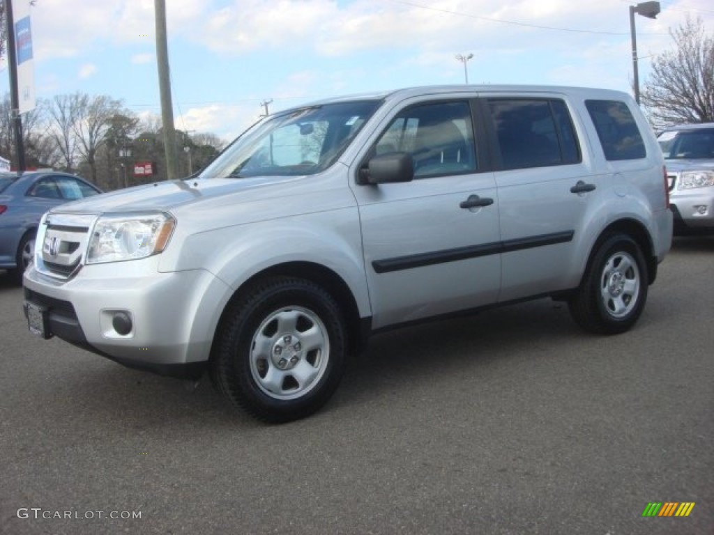 2011 Pilot LX - Alabaster Silver Metallic / Gray photo #2