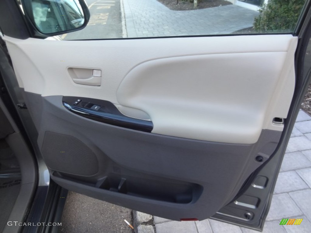 2011 Toyota Sienna LE Bisque Door Panel Photo #79209527