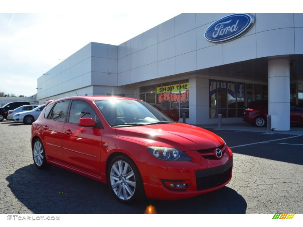 True Red 2007 Mazda MAZDA3 MAZDASPEED3 Grand Touring Exterior Photo #79210882