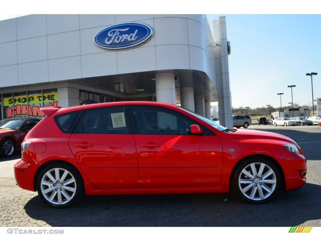 True Red 2007 Mazda MAZDA3 MAZDASPEED3 Grand Touring Exterior Photo #79210901