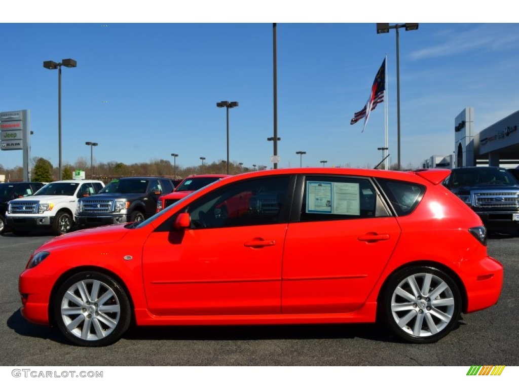 True Red 2007 Mazda MAZDA3 MAZDASPEED3 Grand Touring Exterior Photo #79210960