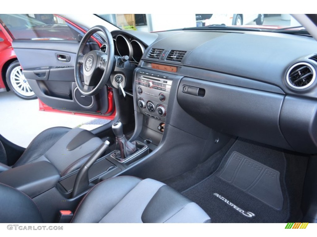 2007 Mazda MAZDA3 MAZDASPEED3 Grand Touring Gray/Black Dashboard Photo #79211167