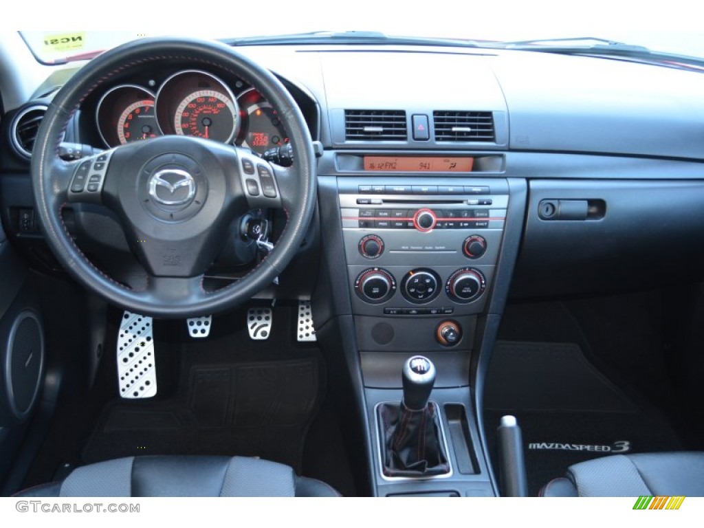 2007 Mazda MAZDA3 MAZDASPEED3 Grand Touring Gray/Black Dashboard Photo #79211247