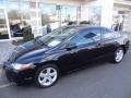 2007 Nighthawk Black Pearl Honda Civic EX Coupe  photo #2