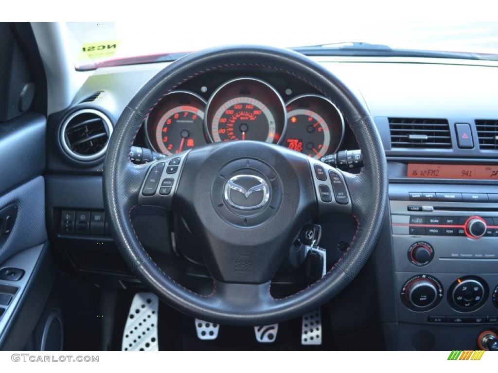 2007 Mazda MAZDA3 MAZDASPEED3 Grand Touring Steering Wheel Photos