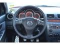 2007 Mazda MAZDA3 Gray/Black Interior Steering Wheel Photo