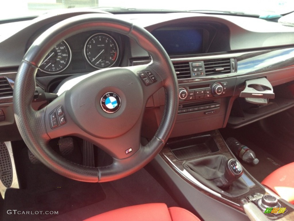 2011 3 Series 335i Coupe - Alpine White / Coral Red/Black Dakota Leather photo #4