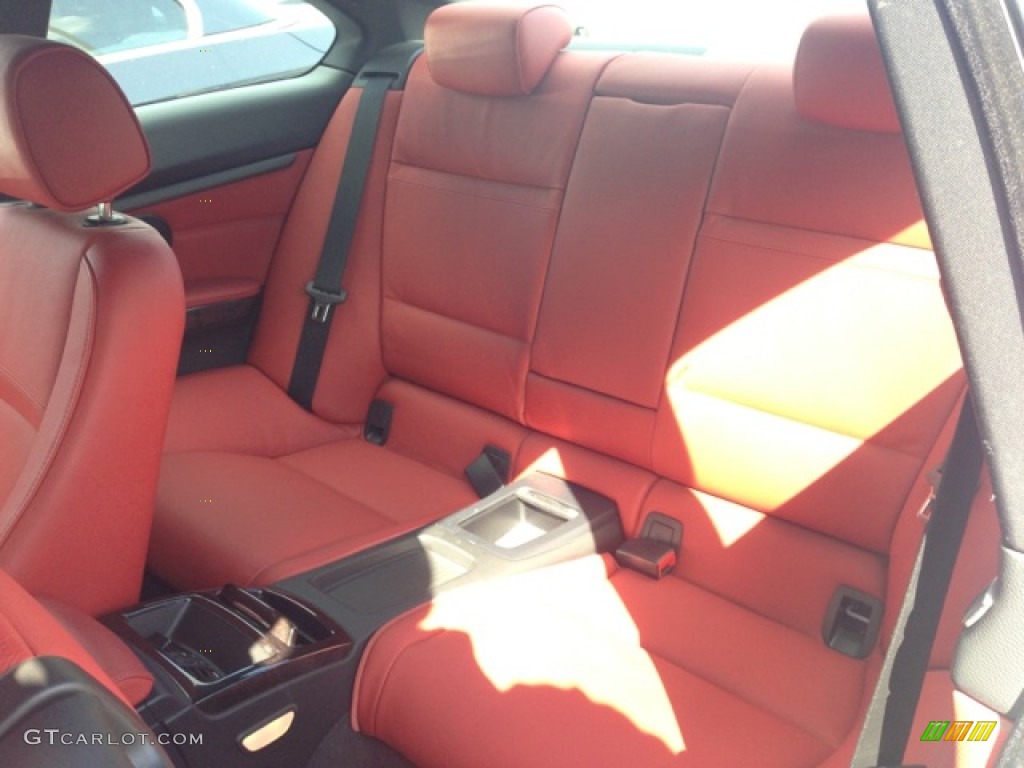 2011 3 Series 335i Coupe - Alpine White / Coral Red/Black Dakota Leather photo #8
