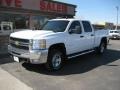 Summit White 2009 Chevrolet Silverado 2500HD LT Crew Cab 4x4