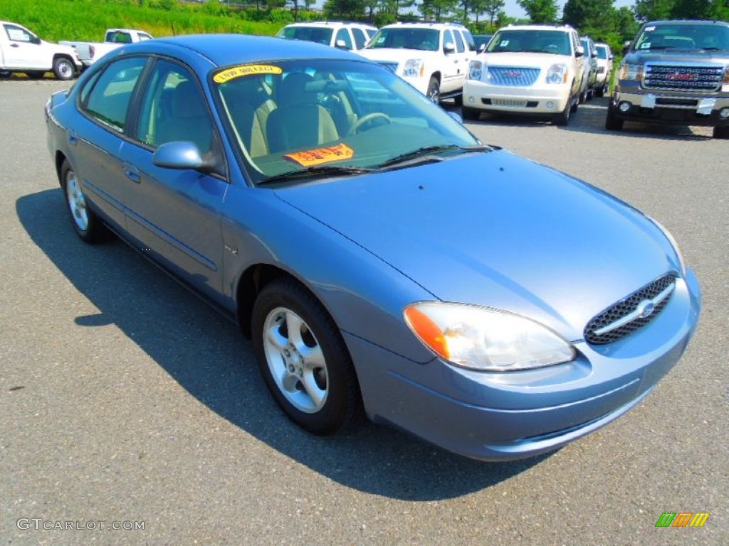 2000 Taurus SES - Graphite Blue Metallic / Medium Parchment photo #2