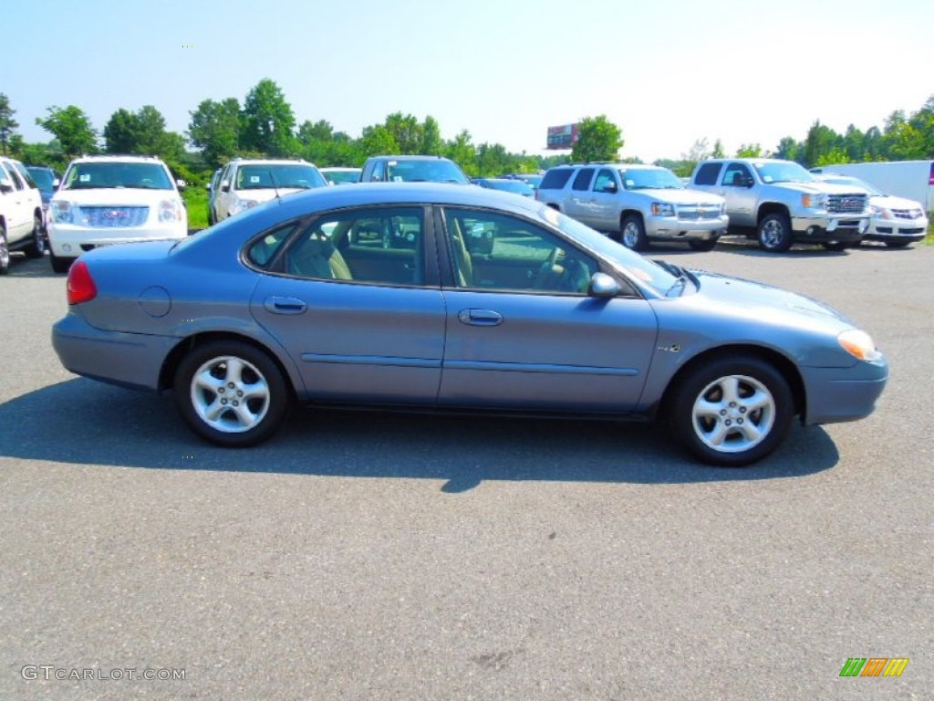 2000 Taurus SES - Graphite Blue Metallic / Medium Parchment photo #3