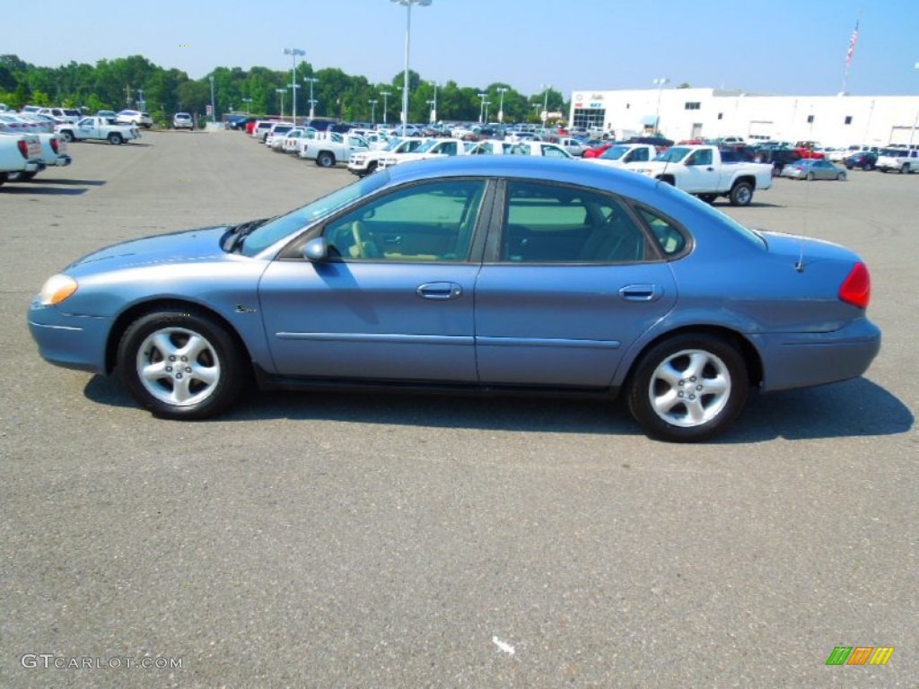 2000 Taurus SES - Graphite Blue Metallic / Medium Parchment photo #4