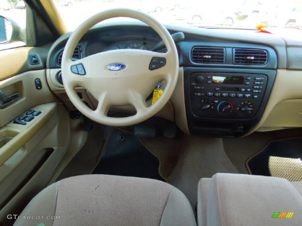 2000 Taurus SES - Graphite Blue Metallic / Medium Parchment photo #16