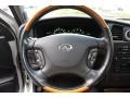 2003 Infiniti QX4 Graphite Interior Steering Wheel Photo