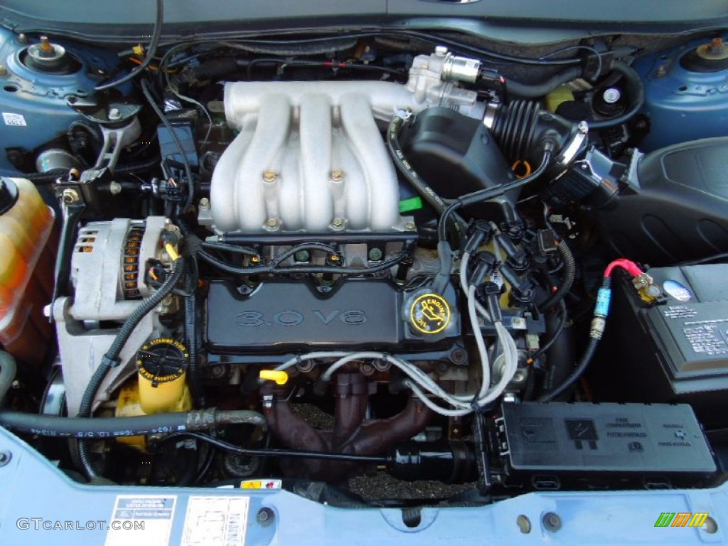 2000 Taurus SES - Graphite Blue Metallic / Medium Parchment photo #24