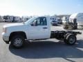 Summit White - Sierra 3500HD Regular Cab Chassis Photo No. 4