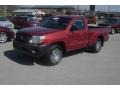 2006 Impulse Red Pearl Toyota Tacoma Regular Cab  photo #26