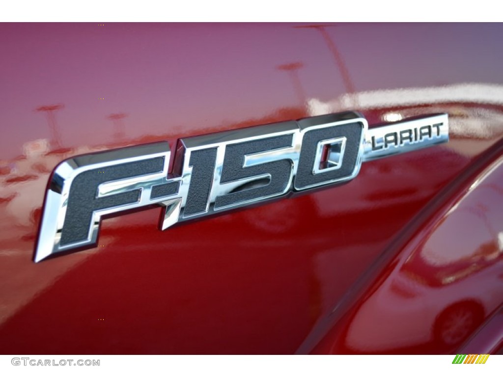 2013 F150 Lariat SuperCrew 4x4 - Ruby Red Metallic / Adobe photo #18