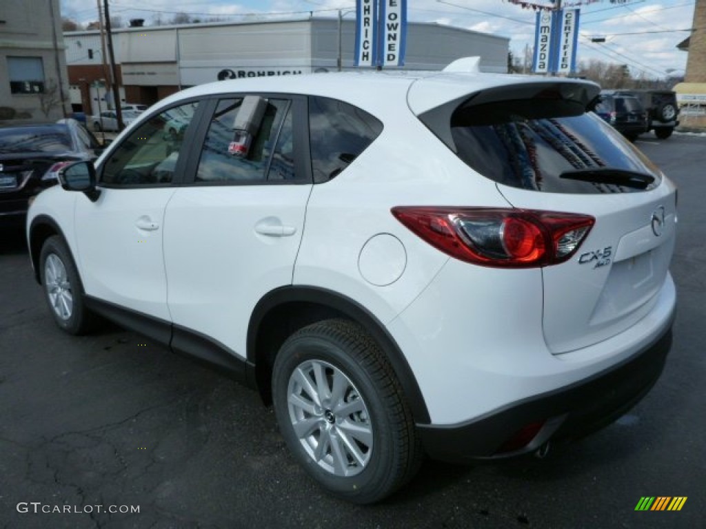 2014 CX-5 Touring AWD - Crystal White Pearl Mica / Sand photo #3