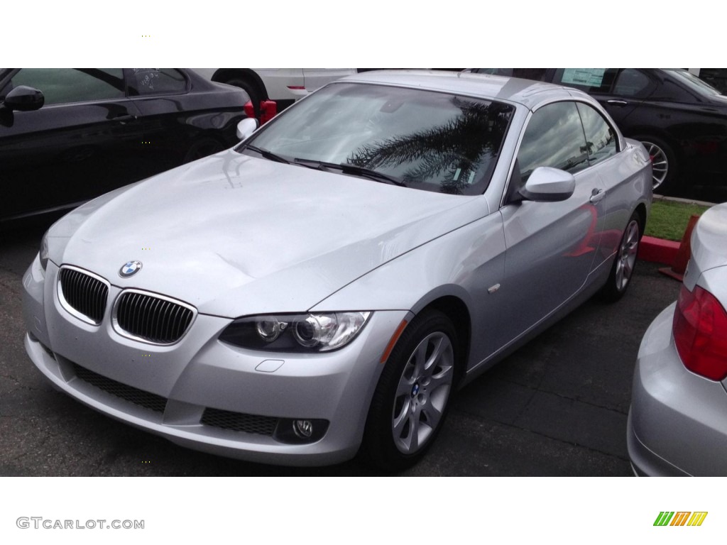 2010 3 Series 335i Convertible - Titanium Silver Metallic / Black photo #4