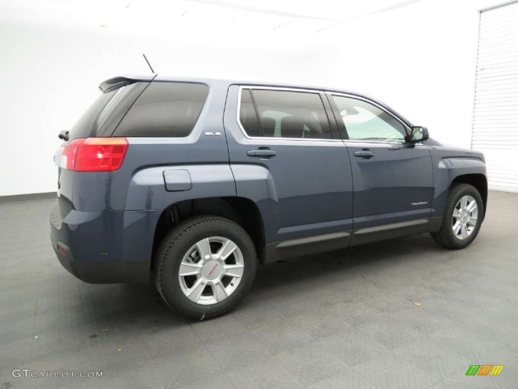Atlantis Blue Metallic 2013 GMC Terrain SLE Exterior Photo #79216783