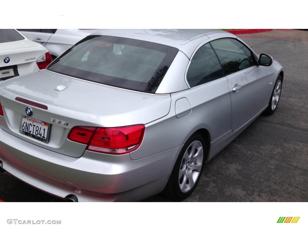 2010 3 Series 335i Convertible - Titanium Silver Metallic / Black photo #8