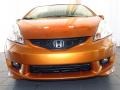 2011 Orange Revolution Metallic Honda Fit Sport  photo #8