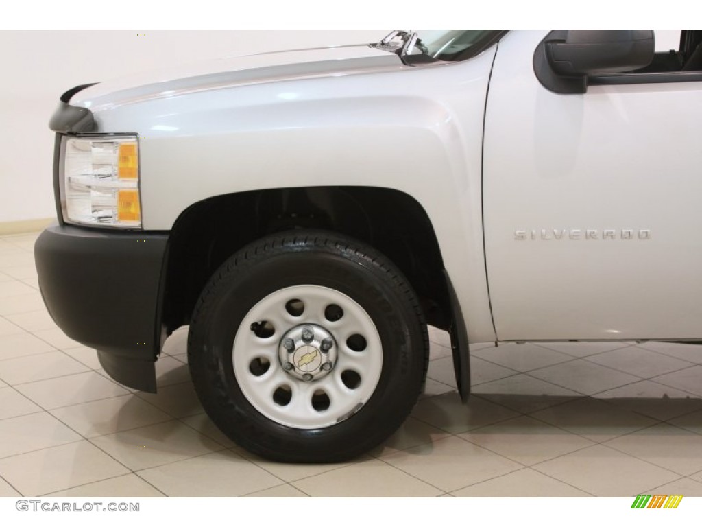 2011 Silverado 1500 Regular Cab - Sheer Silver Metallic / Dark Titanium photo #12