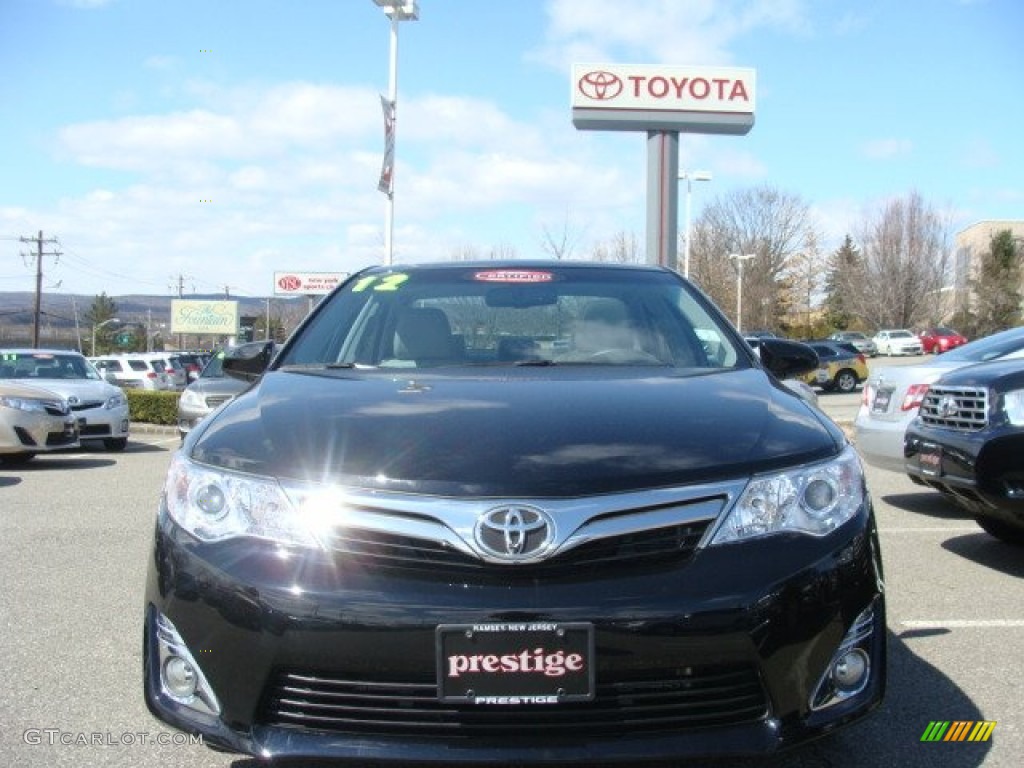 2012 Camry XLE - Attitude Black Metallic / Ash photo #2