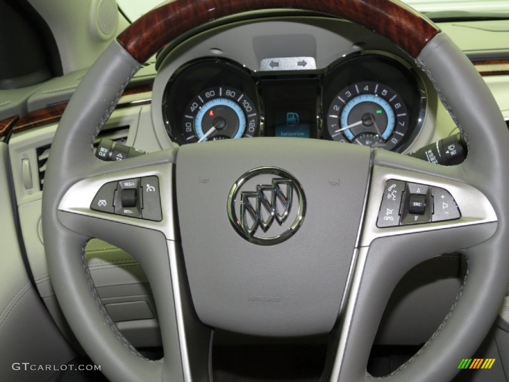 2013 Buick LaCrosse FWD Titanium Steering Wheel Photo #79217948