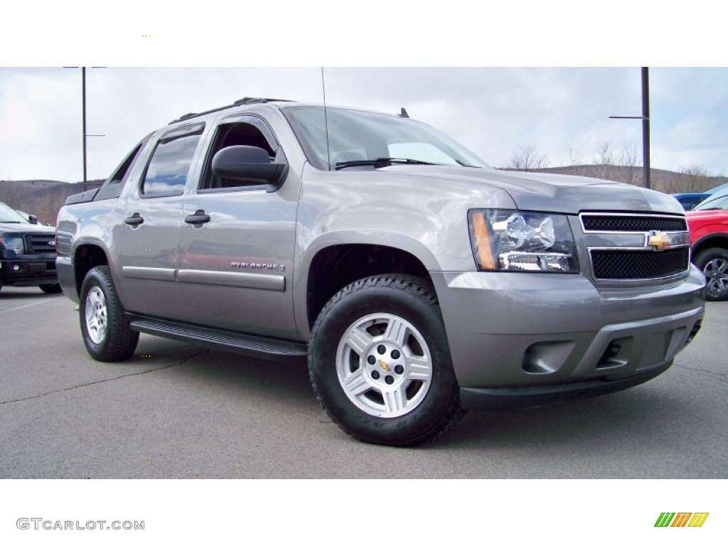 2008 Avalanche LS 4x4 - Graystone Metallic / Ebony photo #20