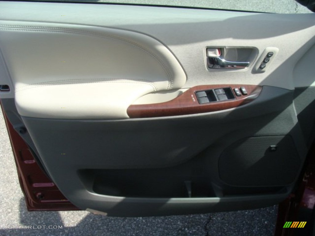 2011 Sienna Limited AWD - Salsa Red Pearl / Bisque photo #6