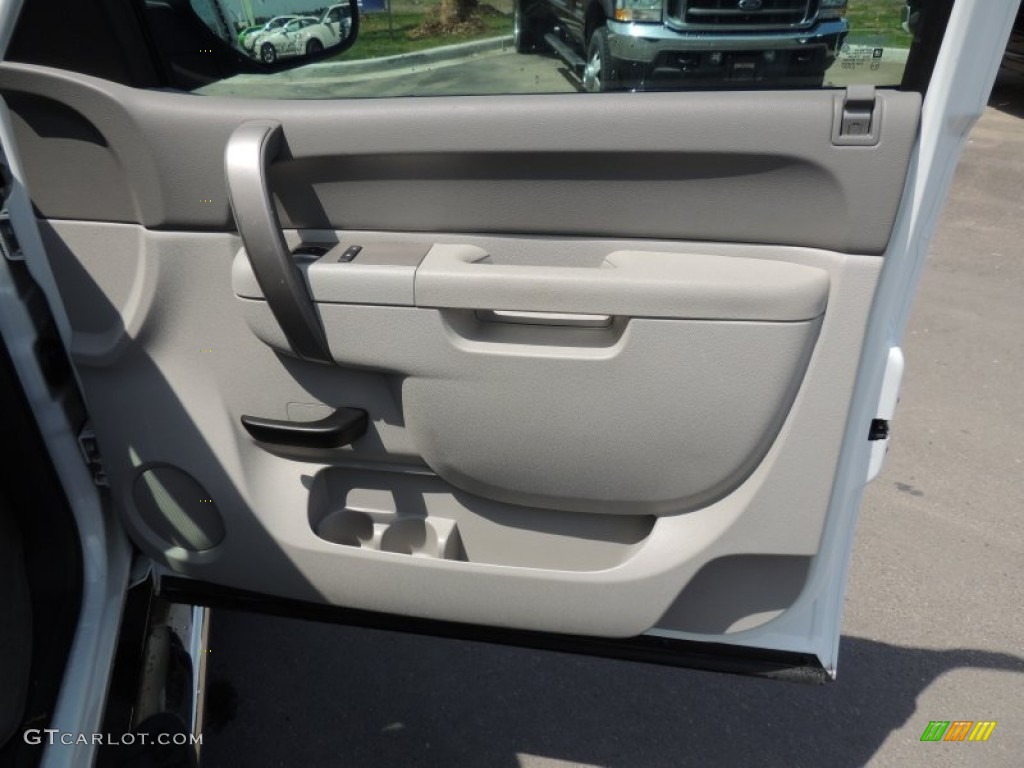 2011 GMC Sierra 1500 SL Crew Cab Dark Titanium Door Panel Photo #79219930